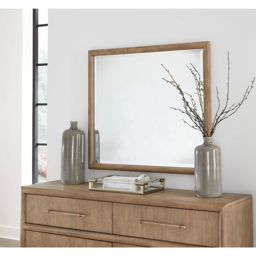 Modus Dorsey Solid Wood and Glass Mirror in GranolaMain Image