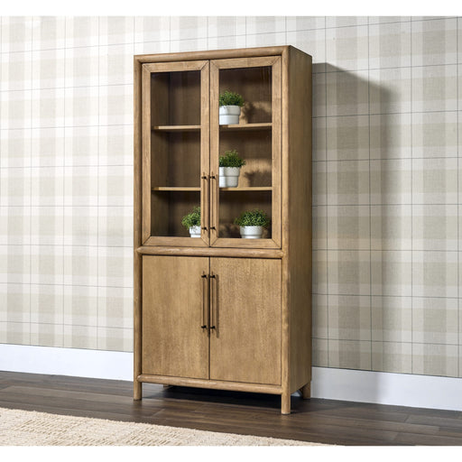 Modus Furniture Dorsey Strg Cabinet  Granola 655450490477 NSPV27 Main Image