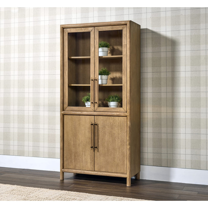 Modus Furniture Dorsey Strg Cabinet  Granola 655450490477 NSPV27 Main Image