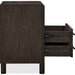 Modus Furniture Dorsey Two Drawer USB charging Nightstand in Basalt Grey 655450430046 NSU581B Image 3