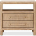 Modus Furniture Dorsey Two Drawer USB charging Nightstand in Granola 655450421426 NSPV81B Image 2