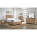 Modus Furniture Dorsey Two Drawer USB charging Nightstand in Granola 655450421426 NSPV81B Image 5