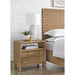 Modus Furniture Dorsey Two Drawer USB charging Nightstand in Granola 655450421426 NSPV81B Main Image
