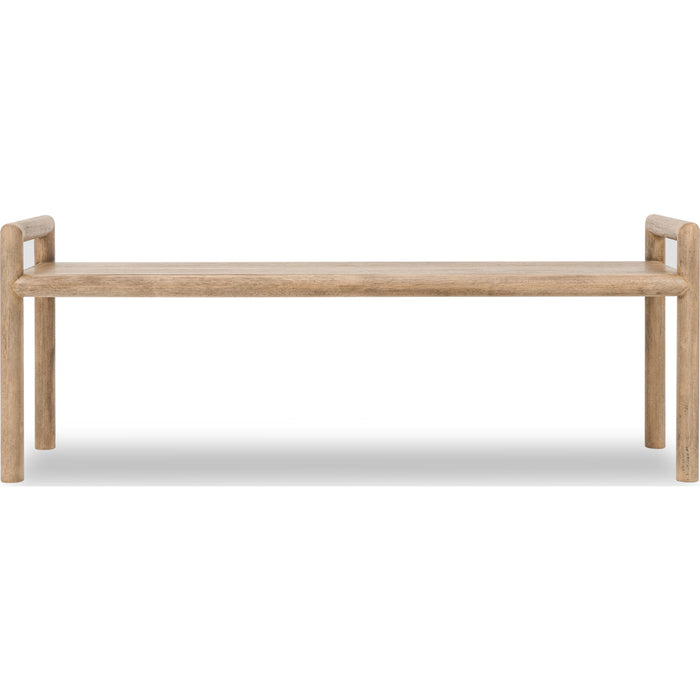 Modus Furniture Dorsey Wood Bench  Granola 655450490644 NSPV65 Image 1