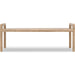 Modus Furniture Dorsey Wood Bench  Granola 655450490644 NSPV65 Image 1