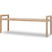 Modus Furniture Dorsey Wood Bench  Granola 655450490644 NSPV65 Image 2