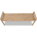 Modus Furniture Dorsey Wood Bench  Granola 655450490644 NSPV65 Image 4