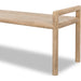 Modus Furniture Dorsey Wood Bench  Granola 655450490644 NSPV65 Image 6