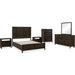 Modus Furniture Dorsey Wooden Panel Bed in Basalt Grey  NSU5H  Image 11