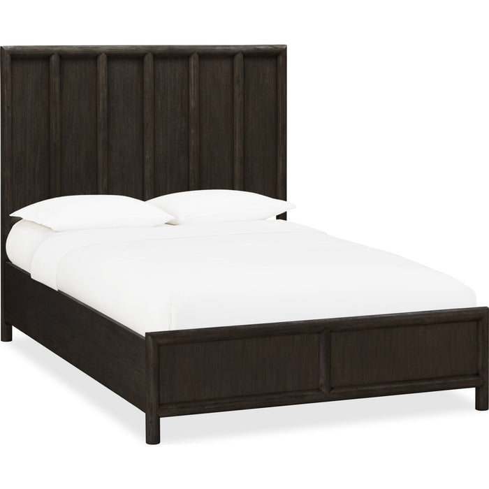 Modus Furniture Dorsey Wooden Panel Bed in Basalt Grey  NSU5H  Image 3