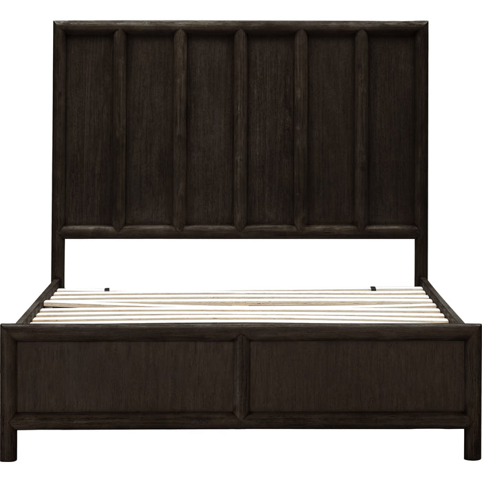 Modus Furniture Dorsey Wooden Panel Bed in Basalt Grey  NSU5H  Image 5