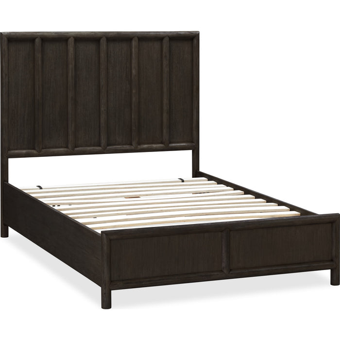 Modus Furniture Dorsey Wooden Panel Bed in Basalt Grey  NSU5H  Image 6
