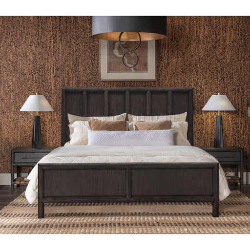 Modus Furniture Dorsey Wooden Panel Bed in Basalt Grey  NSU5H  Main Image