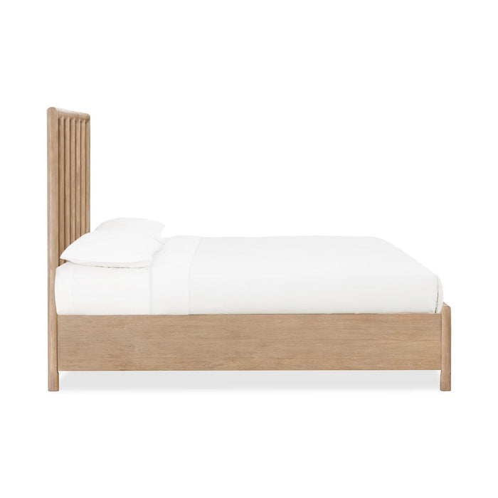 Modus Dorsey Wooden Panel Bed in Granola Image 2