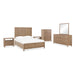Modus Dorsey Wooden Panel Bed in Granola Image 8