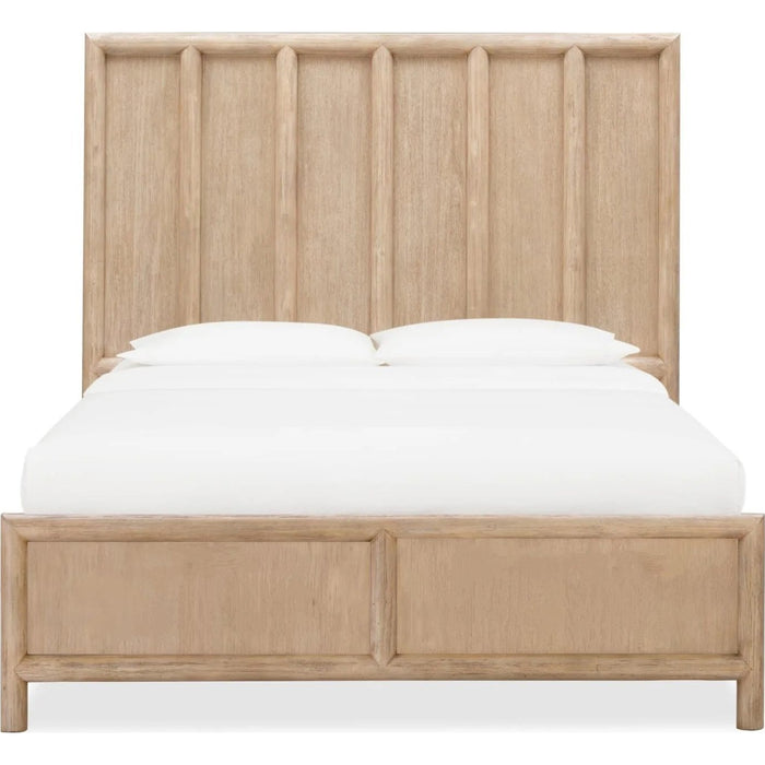 Modus Furniture Dorsey Wooden Panel Bed in Granola  NSPVH  Image 1