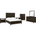 Modus Furniture Dorsey Wooden Two Drawer Storage Bed in Basalt Grey  NSU5J  Image 7