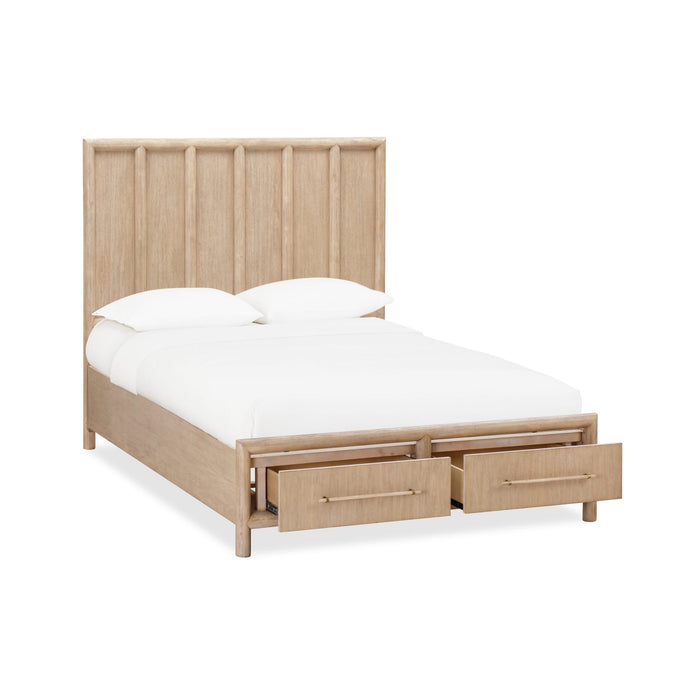 Modus Dorsey Wooden Two Drawer Storage Bed in GranolaImage 5