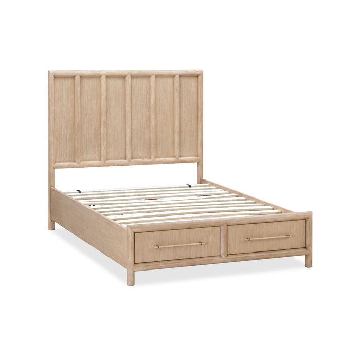 Modus Dorsey Wooden Two Drawer Storage Bed in Granola Image 3