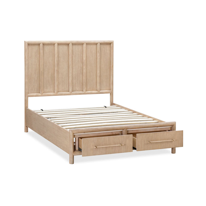 Modus Dorsey Wooden Two Drawer Storage Bed in Granola Image 7