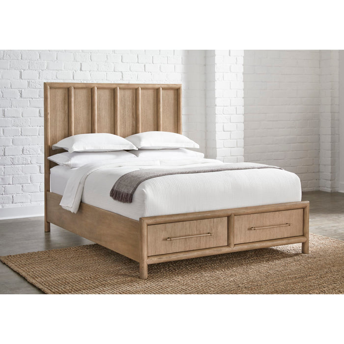 Modus Dorsey Wooden Two Drawer Storage Bed in Granola Main Image