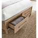 Modus Furniture Dorsey Wooden Two Drawer Storage Bed in Granola  NSPVJ  Image 2