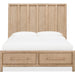Modus Furniture Dorsey Wooden Two Drawer Storage Bed in Granola  NSPVJ  Image 4