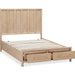 Modus Furniture Dorsey Wooden Two Drawer Storage Bed in Granola  NSPVJ  Image 7