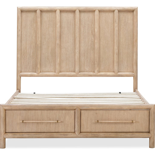 Modus Furniture Dorsey Wooden Two Drawer Storage Bed in Granola  NSPVJ  Image 9