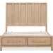 Modus Furniture Dorsey Wooden Two Drawer Storage Bed in Granola  NSPVJ  Image 9