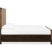 Modus Furniture Dorsey Woven Panel Bed in Basalt Grey and Ginger  NSU5K  Image 3