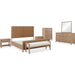 Modus Furniture Dorsey Woven Panel Bed in Granola and Ginger  NSPVK  Image 10