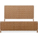 Modus Furniture Dorsey Woven Panel Bed in Granola and Ginger  NSPVK  Image 6