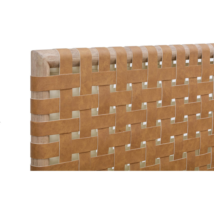 Modus Furniture Dorsey Woven Panel Bed in Granola and Ginger  NSPVK  Image 7