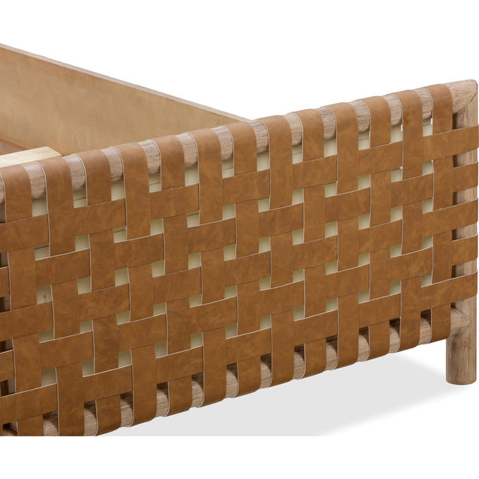 Modus Furniture Dorsey Woven Panel Bed in Granola and Ginger  NSPVK  Image 8