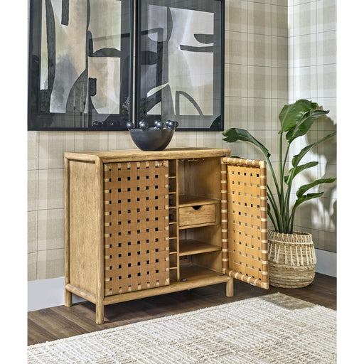 Modus Furniture Dorsey Wvn Bar Cabinet  Grnl 655450490675 NSPV80 Image 1