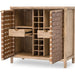 Modus Furniture Dorsey Wvn Bar Cabinet  Grnl 655450490675 NSPV80 Image 5