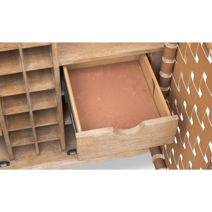 Modus Furniture Dorsey Wvn Bar Cabinet  Grnl 655450490675 NSPV80 Image 7