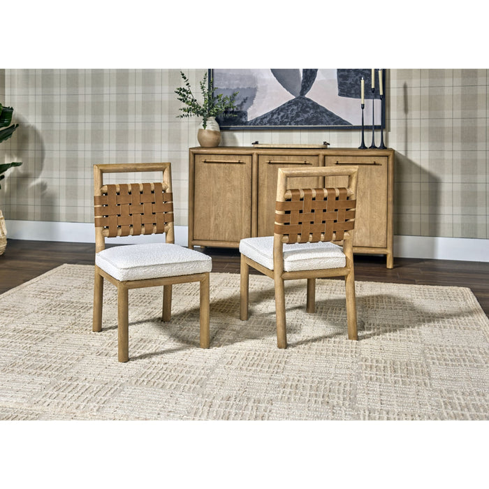 Modus Furniture Dorsey Wvn Dn Chair  GngrRct 655450490620 NSPV63 Main Image
