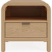 Modus Furniture Drake 1 Drw NS WUSB  Timber 655450499722 NKZY81B Image 2