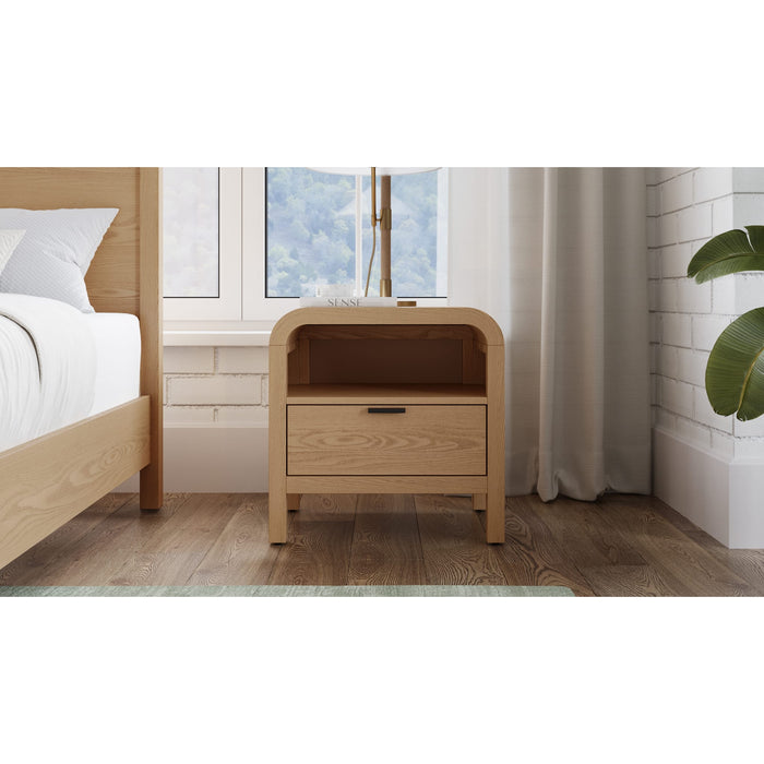 Modus Furniture Drake 1 Drw NS WUSB  Timber 655450499722 NKZY81B Main Image