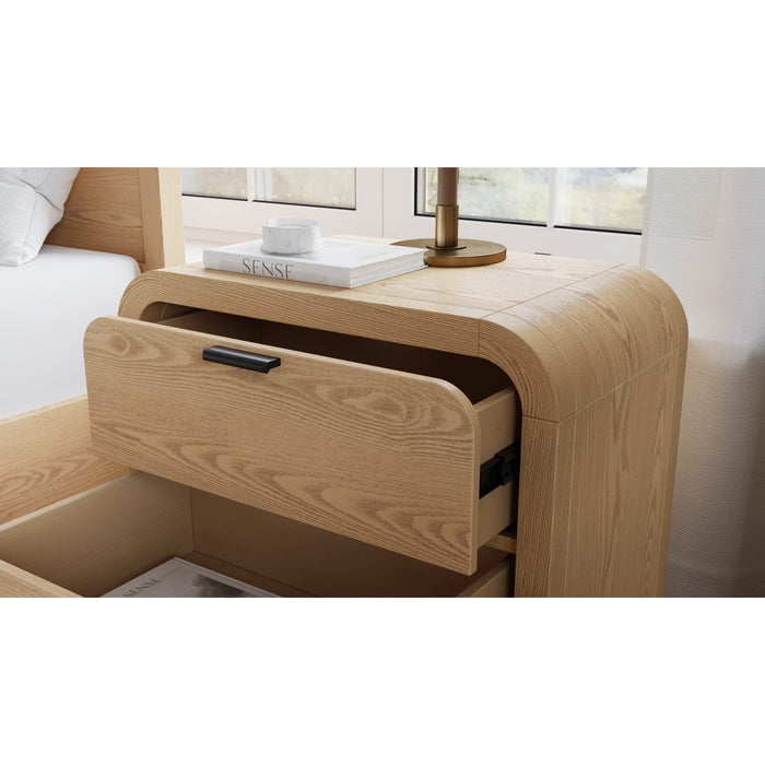 Modus Furniture Drake 2 Drw Nightstand WUSB  Timber 655450499715 NKZY81 Image 8