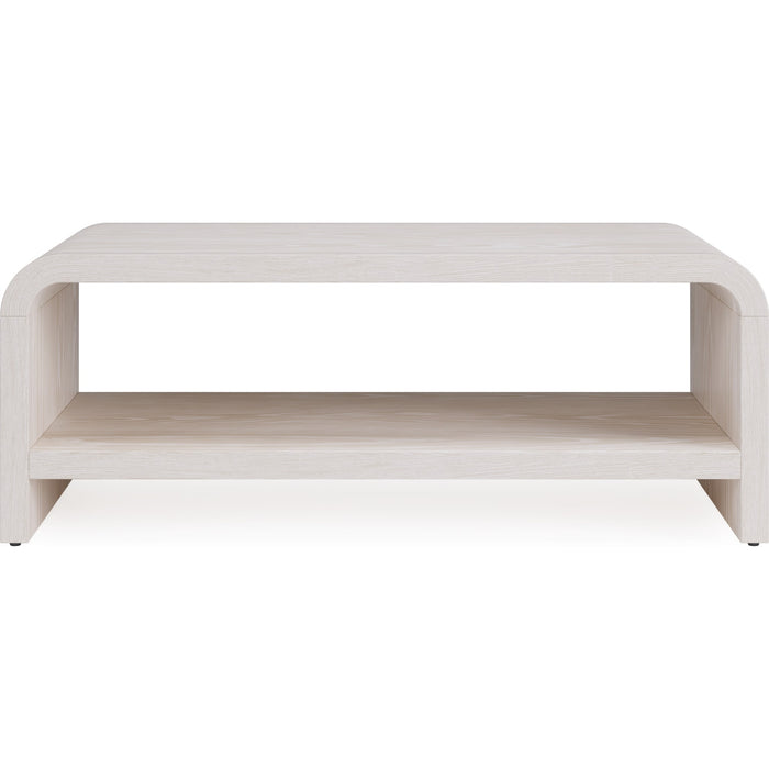 Modus Furniture Drake Ash Wood Coffee Table in Sugar 655450455452 NKNF21 Image 1