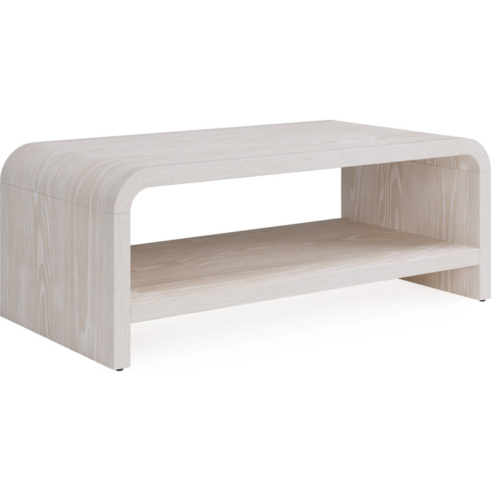 Modus Furniture Drake Ash Wood Coffee Table in Sugar 655450455452 NKNF21 Image 2