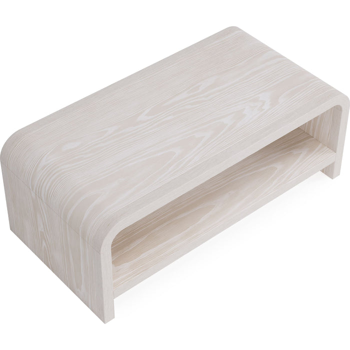 Modus Furniture Drake Ash Wood Coffee Table in Sugar 655450455452 NKNF21 Image 3