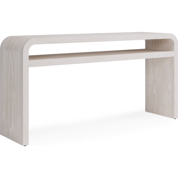 Modus Furniture Drake Ash Wood Console Table in Sugar 655450455476 NKNF23 Image 2