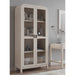 Modus Furniture Drake Glass Door Wooden Bookcase in Sugar 655450455490 NKNF19 Image 1
