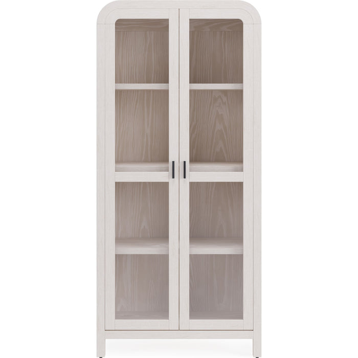 Modus Furniture Drake Glass Door Wooden Bookcase in Sugar 655450455490 NKNF19 Image 2