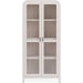 Modus Furniture Drake Glass Door Wooden Bookcase in Sugar 655450455490 NKNF19 Image 2