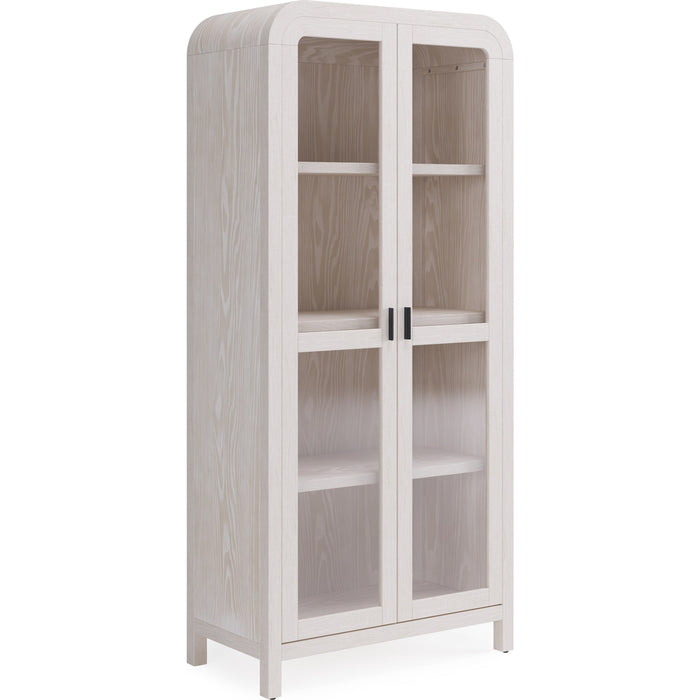 Modus Furniture Drake Glass Door Wooden Bookcase in Sugar 655450455490 NKNF19 Image 3